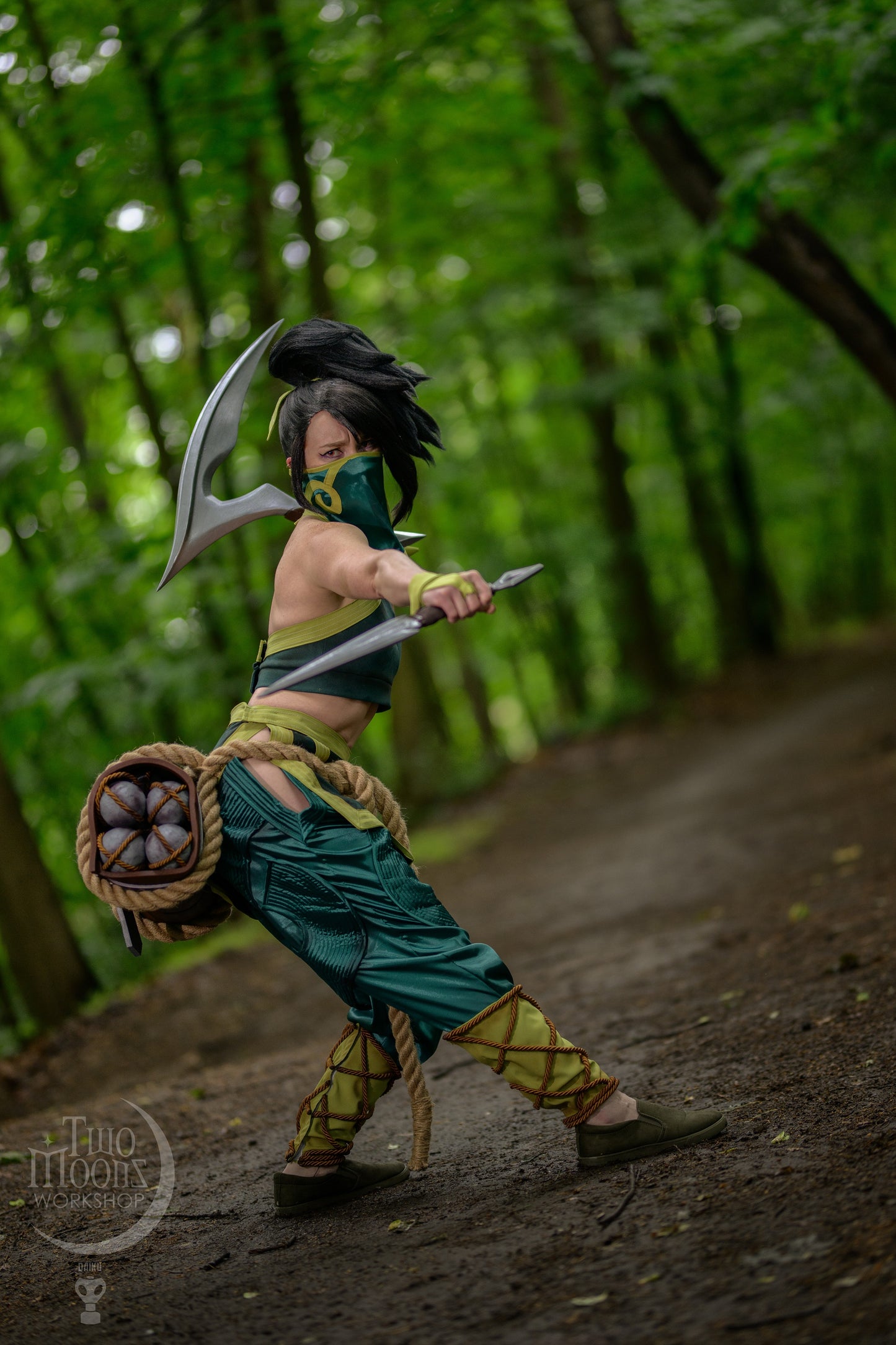 Akali cosplay costume League of Legenda