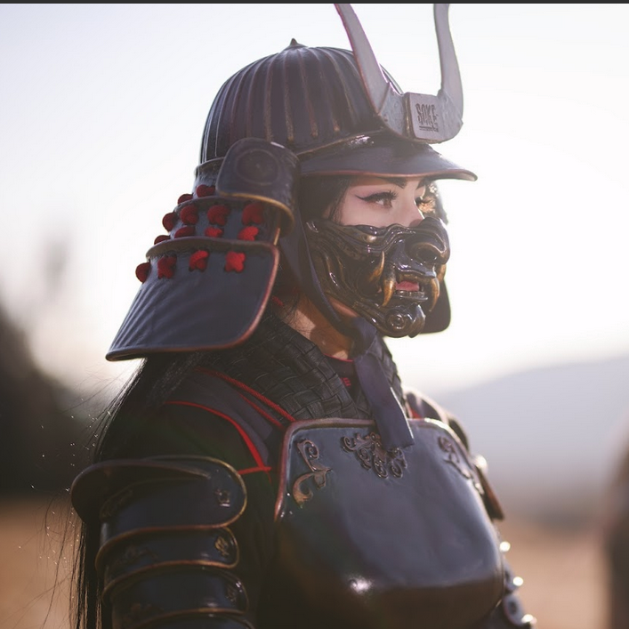 Japanese Samurai wrior Cosplay costume