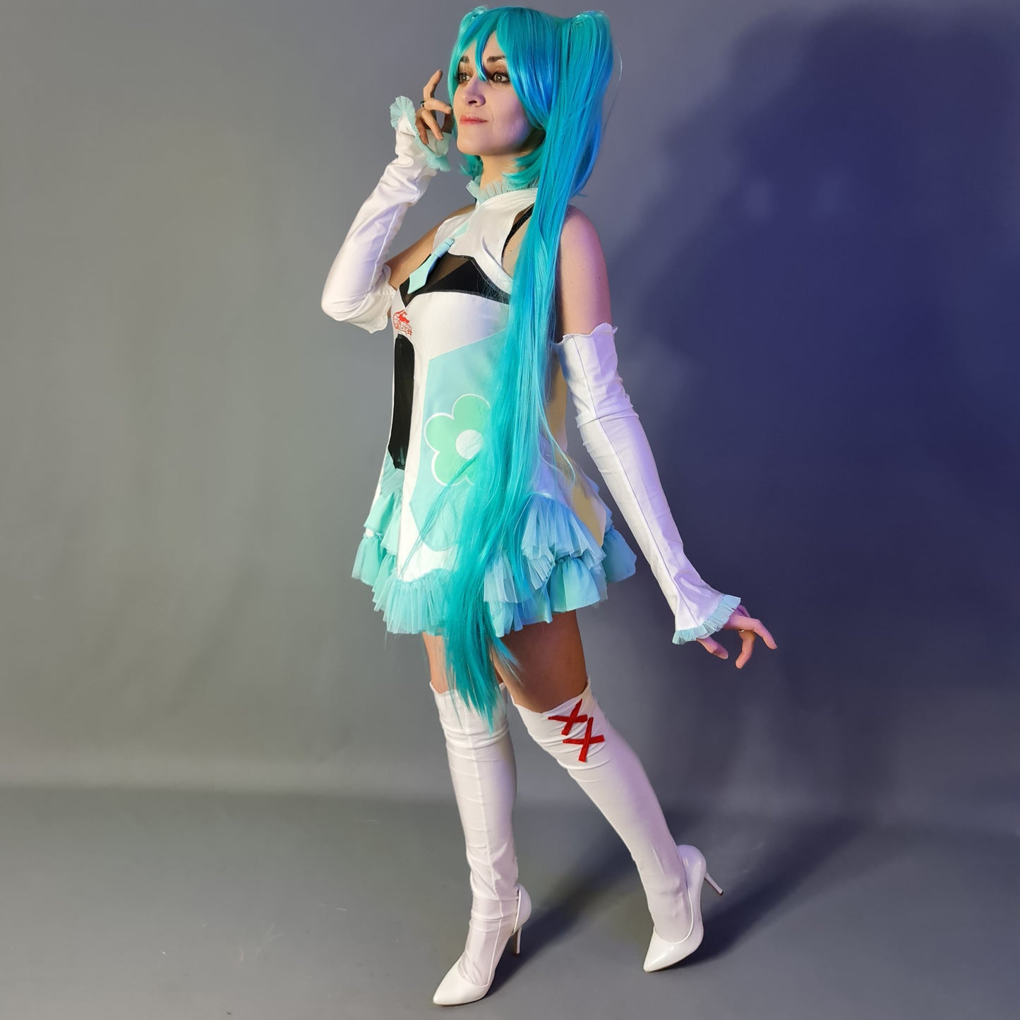 Racing Miku cosplay Vocaloid