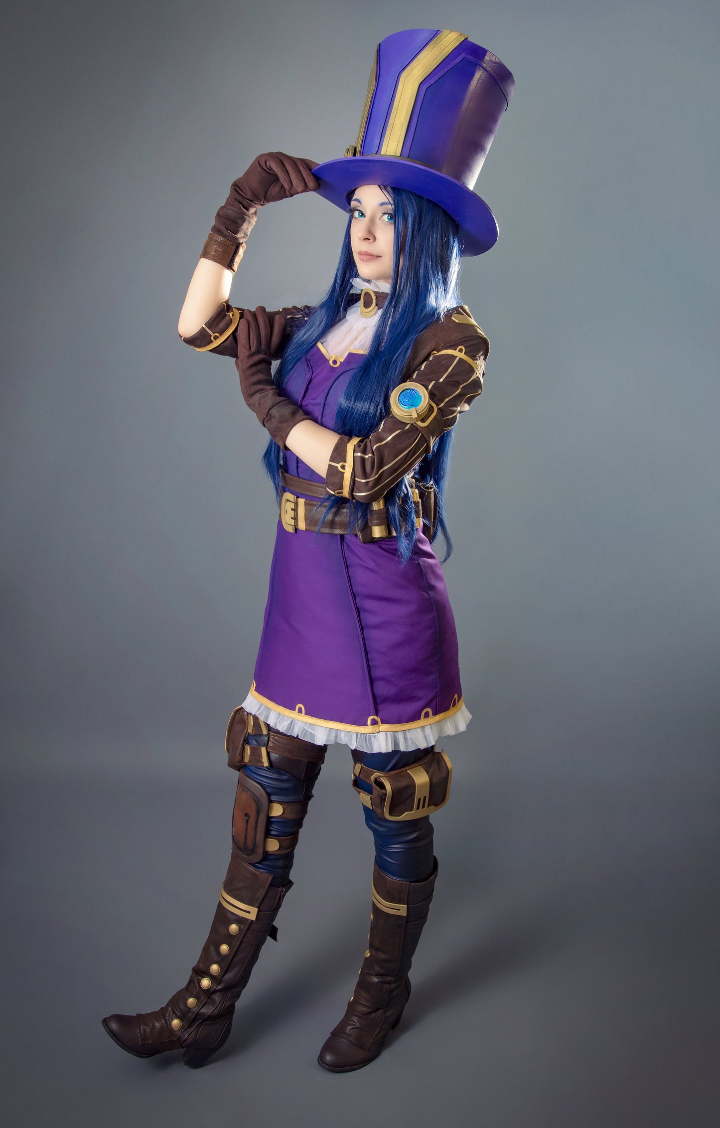 Caitlyn Cosplay costume Arcane League of Legends