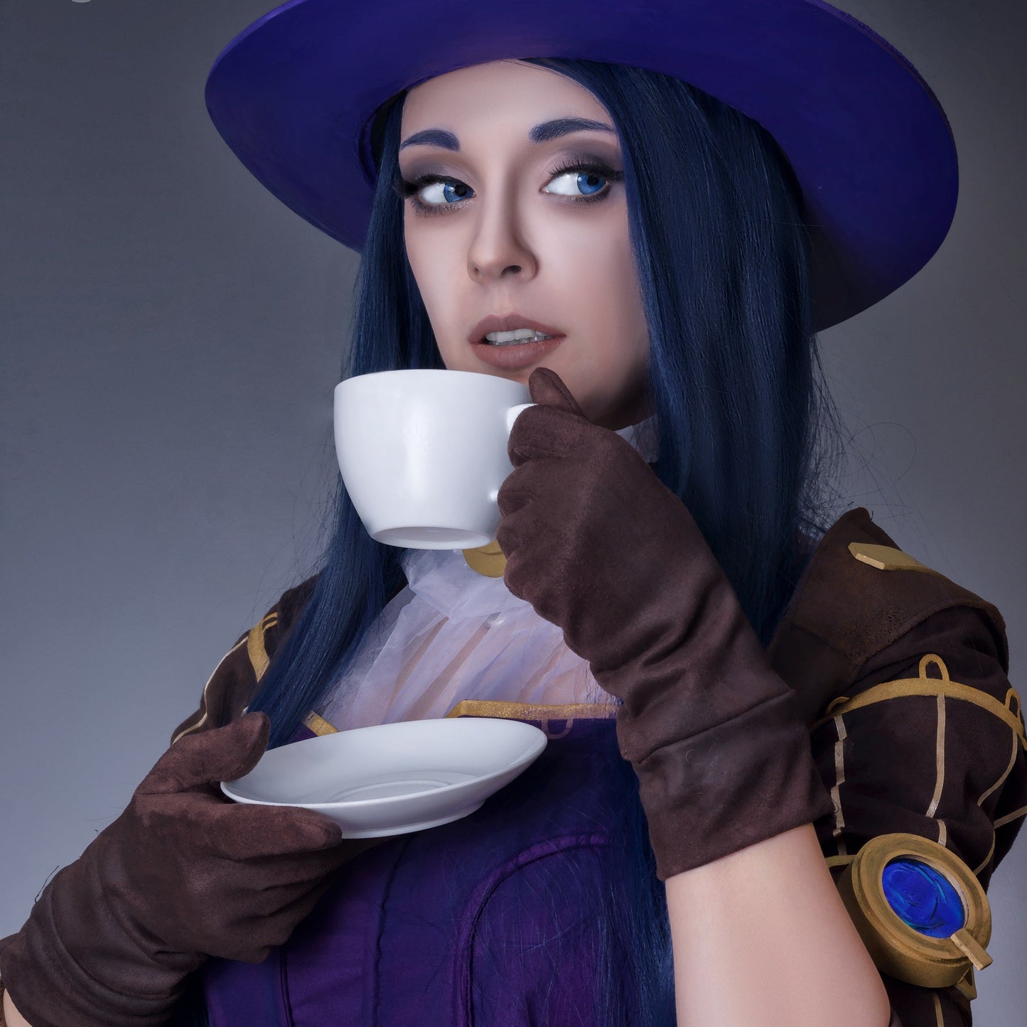 Caitlyn Cosplay costume Arcane League of Legends