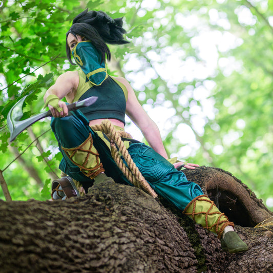 Akali cosplay costume League of Legenda