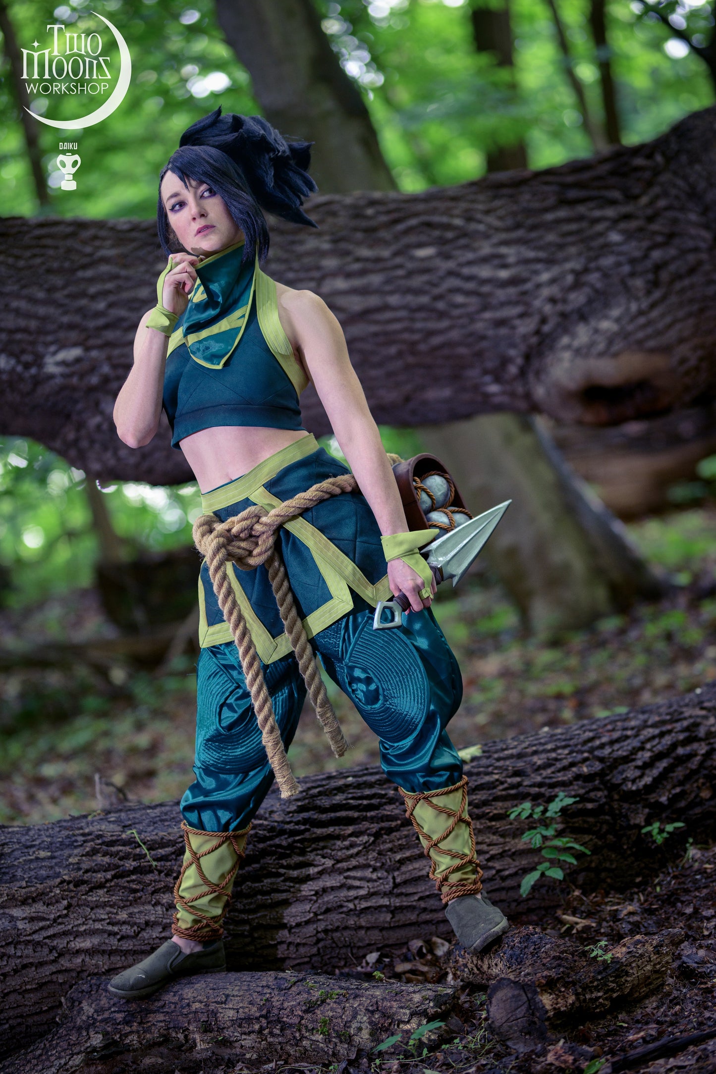 Akali cosplay costume League of Legenda