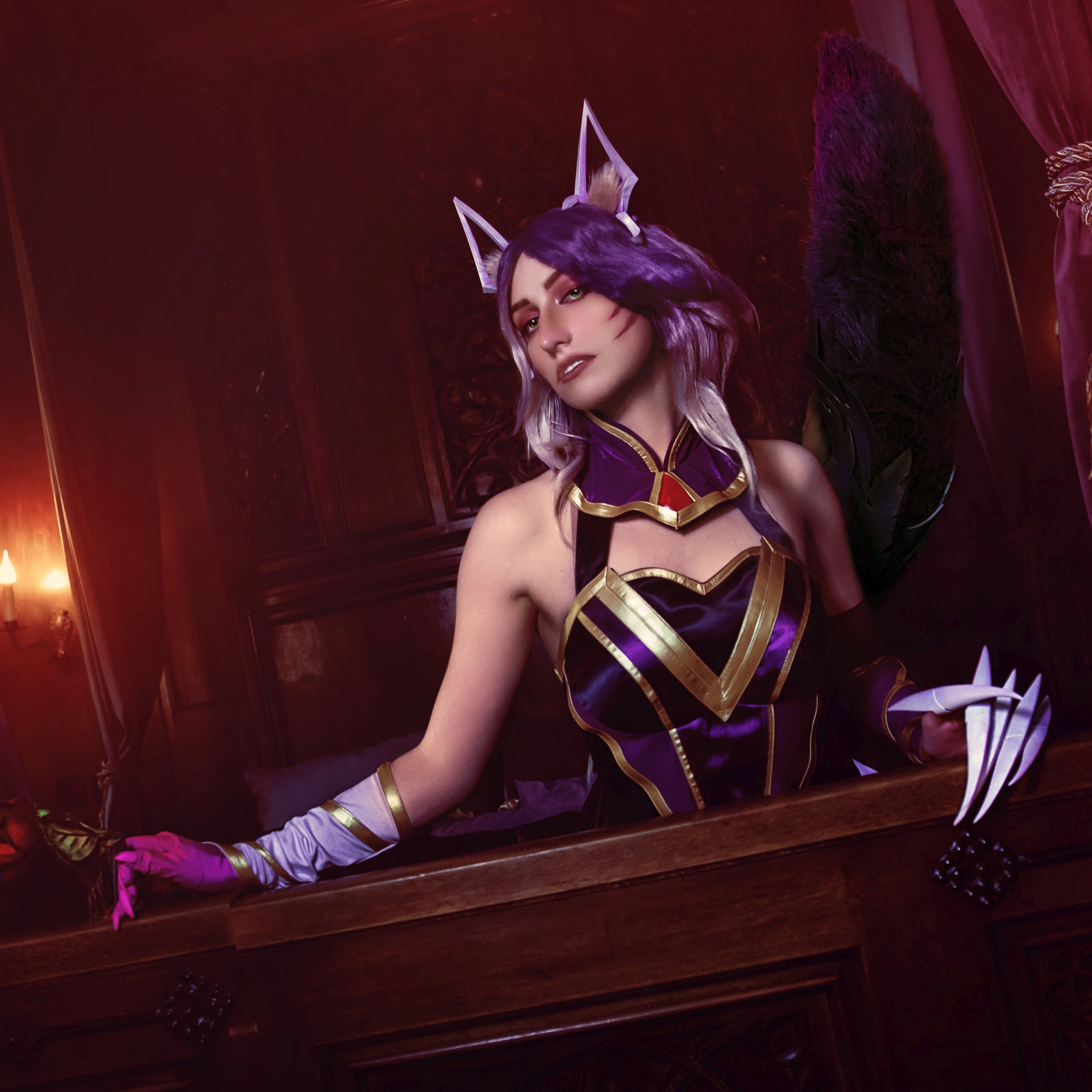 Coven Ahri cosplay costume Full Ahri League of Legends Cosplay