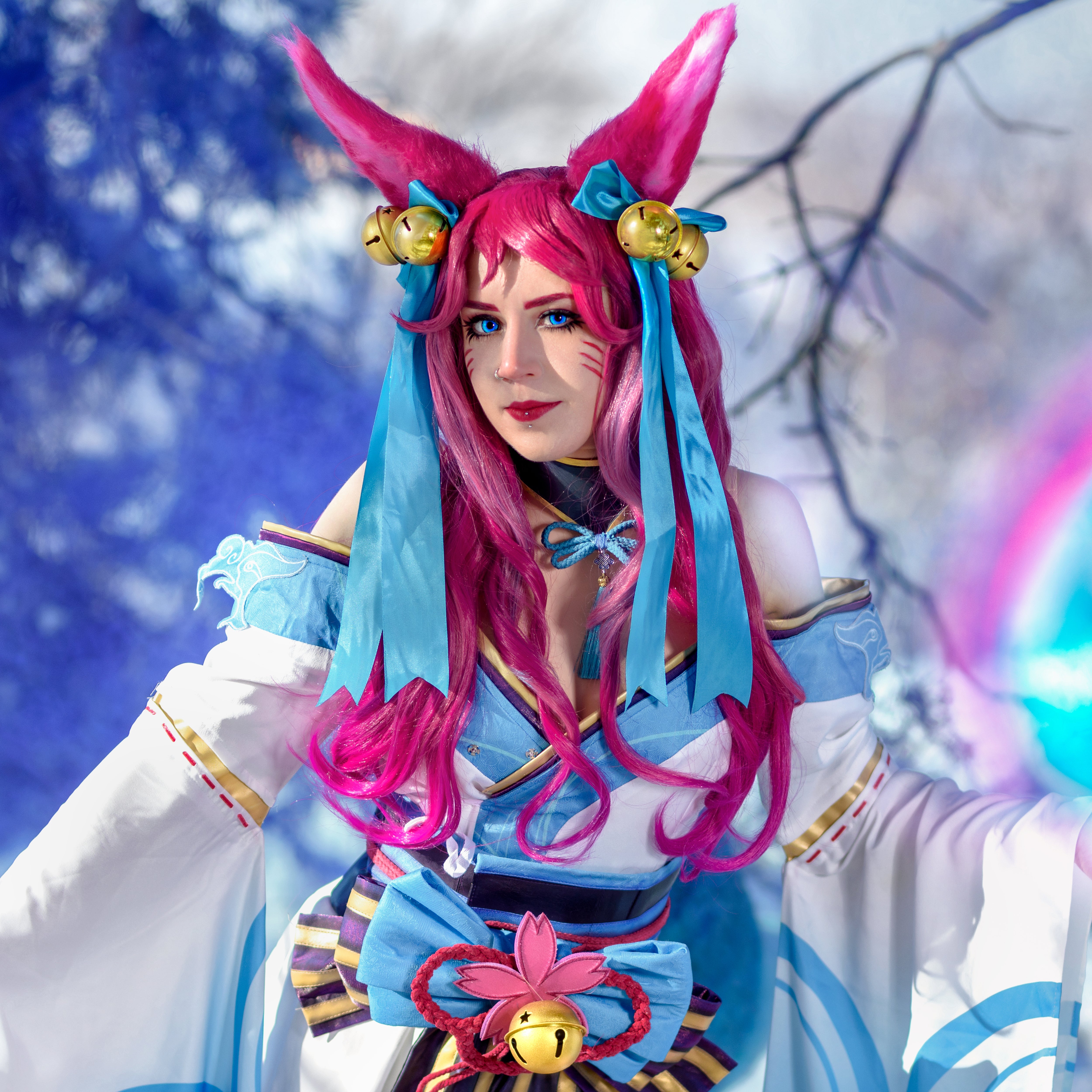 Spirit Blossom Ahri League of Legends Cosplay Ahri cosplay Spirit