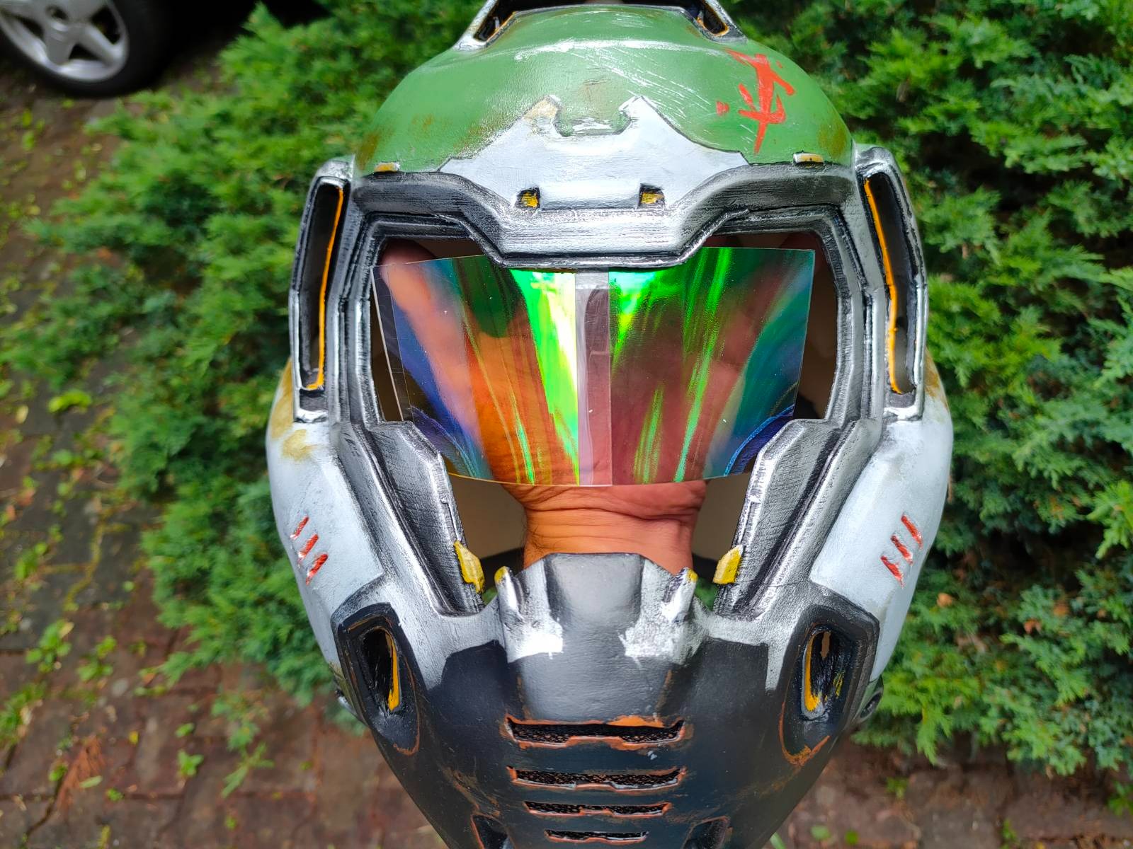 doom slayer motorcycle helmet Doom Slayer Eternal cosplay costume armor – Two Moons Workshop